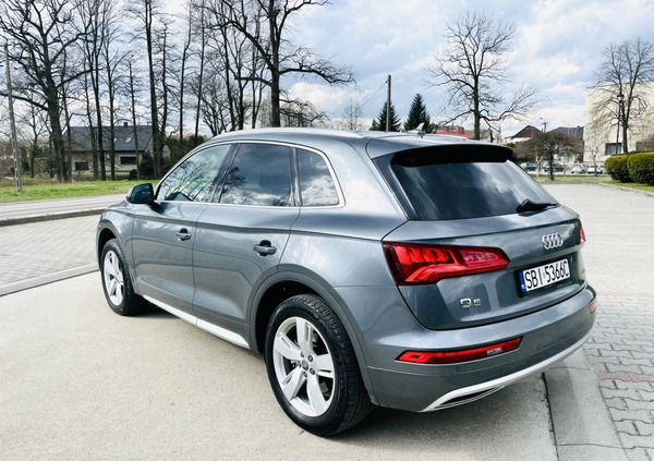 Audi Q5 cena 122800 przebieg: 65000, rok produkcji 2019 z Biała małe 667